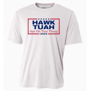 Hawk Tush Spit On That Thang Viral Election Parody Cooling Performance Crew T-Shirt