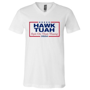 Hawk Tush Spit On That Thang Viral Election Parody V-Neck T-Shirt