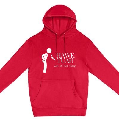 Hawk Tuah Spit On That Thang Premium Pullover Hoodie