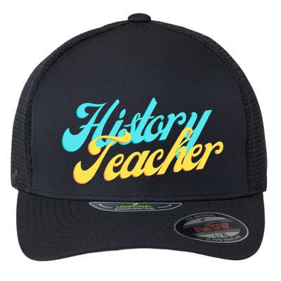 History Teacher Social Studies Teacher Flexfit Unipanel Trucker Cap