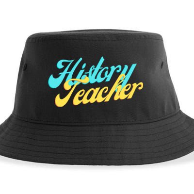 History Teacher Social Studies Teacher Sustainable Bucket Hat