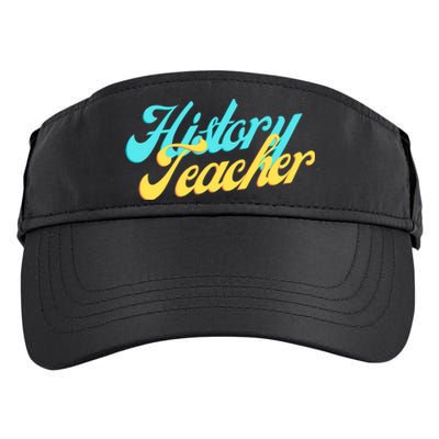 History Teacher Social Studies Teacher Adult Drive Performance Visor