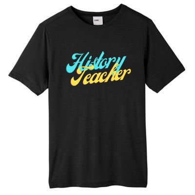 History Teacher Social Studies Teacher Tall Fusion ChromaSoft Performance T-Shirt