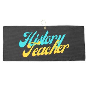 History Teacher Social Studies Teacher Large Microfiber Waffle Golf Towel