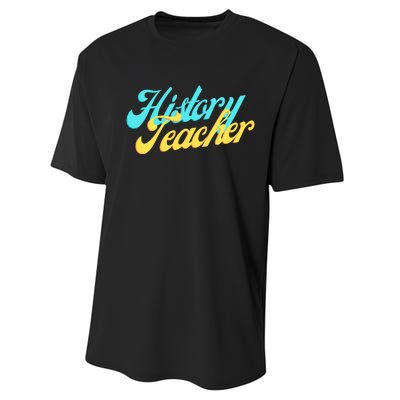 History Teacher Social Studies Teacher Performance Sprint T-Shirt