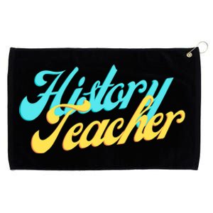 History Teacher Social Studies Teacher Grommeted Golf Towel