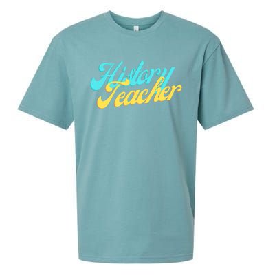 History Teacher Social Studies Teacher Sueded Cloud Jersey T-Shirt