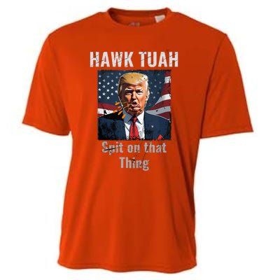 Hawk Tush Spit On That Thing Girl Presidenti Interview Cooling Performance Crew T-Shirt