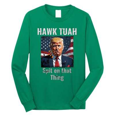 Hawk Tush Spit On That Thing Girl Presidenti Interview Long Sleeve Shirt