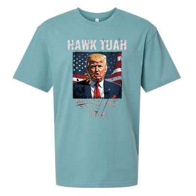 Hawk Tush Spit On That Thing Girl Presidenti Interview Sueded Cloud Jersey T-Shirt