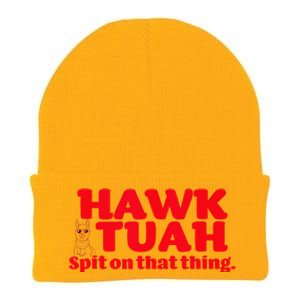 Hawk Tuah Spit On That Thang Hawk Thua Hawk Tua Knit Cap Winter Beanie