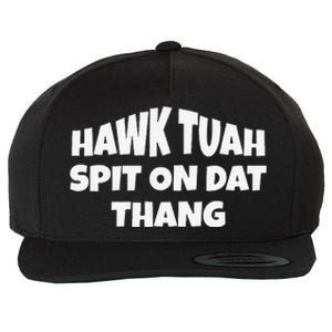 Hawk Tuah. Spit On Dat Thang. Wool Snapback Cap