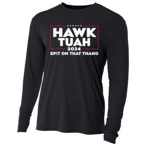 Hawk Tush Spit On That Thing Presidential Candidate Cooling Performance Long Sleeve Crew