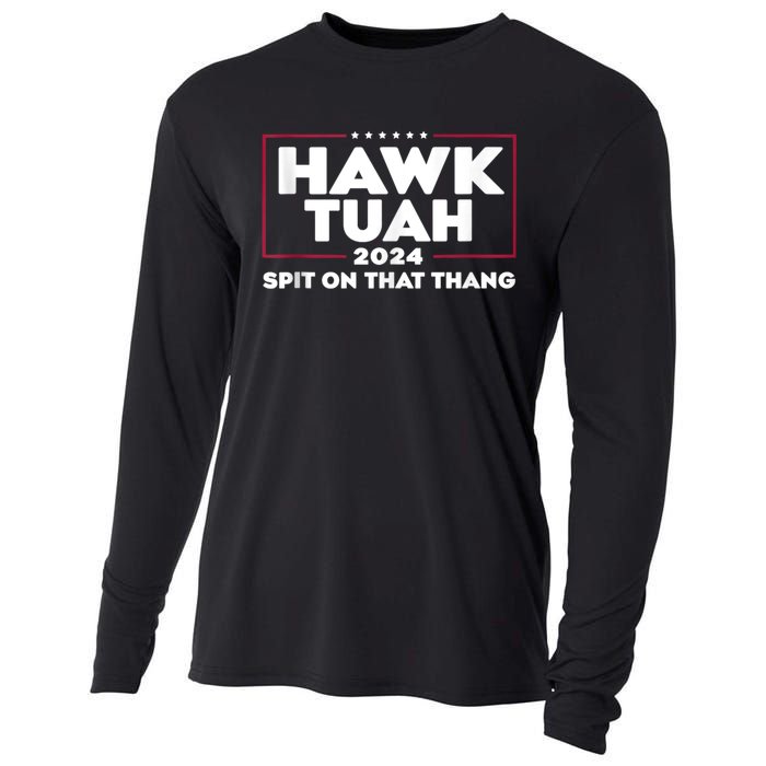 Hawk Tush Spit On That Thing Presidential Candidate Cooling Performance Long Sleeve Crew