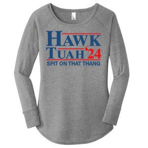 Hawk Tush Spit On That Thang 24 Utah Women's Perfect Tri Tunic Long Sleeve Shirt