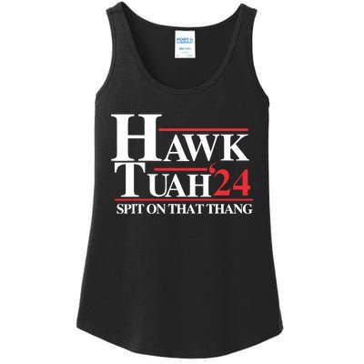 Hawk Tush Spit On That Thang Viral Election Parody Ladies Essential Tank