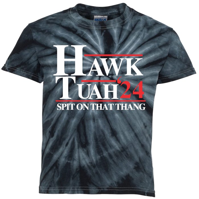 Hawk Tush Spit On That Thang Viral Election Parody Kids Tie-Dye T-Shirt