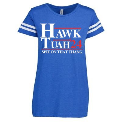 Hawk Tush Spit On That Thang Viral Election Parody Enza Ladies Jersey Football T-Shirt