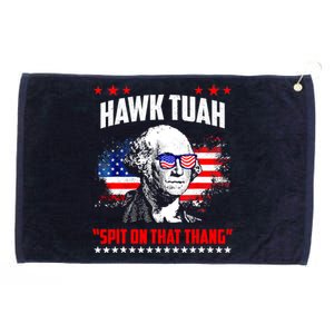 Hawk Tuah Spit On That Thing Presidential Utah Grommeted Golf Towel