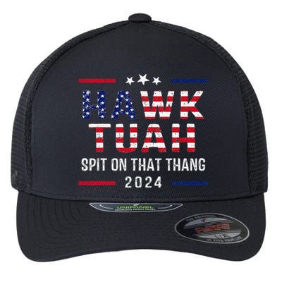 Hawk Tush Spit On That Thang Hawk Tuah Flexfit Unipanel Trucker Cap