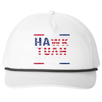 Hawk Tush Spit On That Thang Hawk Tuah Snapback Five-Panel Rope Hat