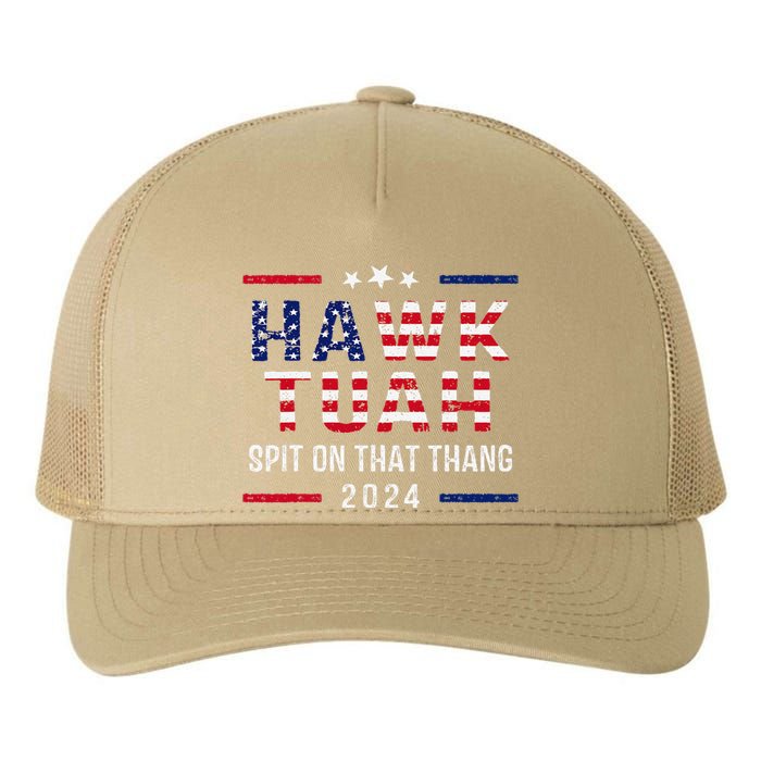 Hawk Tush Spit On That Thang Hawk Tuah Yupoong Adult 5-Panel Trucker Hat