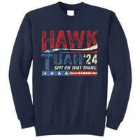 Hawk Tush Spit On That Thang Viral Election Parody Tall Sweatshirt