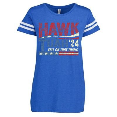 Hawk Tush Spit On That Thang Viral Election Parody Enza Ladies Jersey Football T-Shirt