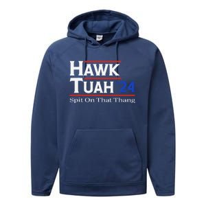 Hawk Tush Spit On That Thang Viral Election Parody Performance Fleece Hoodie