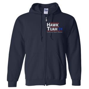 Hawk Tush Spit On That Thang Viral Election Parody Full Zip Hoodie