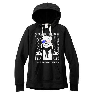 Hawk Tush Spit On That Thang Viral Election Parody Women's Fleece Hoodie