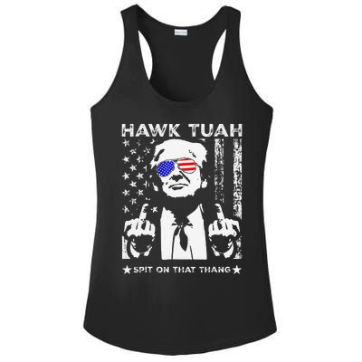 Hawk Tush Spit On That Thang Viral Election Parody Ladies PosiCharge Competitor Racerback Tank