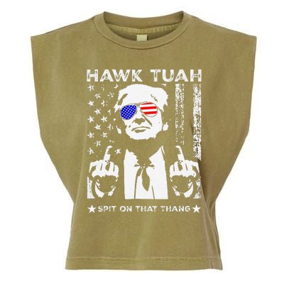 Hawk Tush Spit On That Thang Viral Election Parody Garment-Dyed Women's Muscle Tee