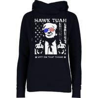 Hawk Tush Spit On That Thang Viral Election Parody Womens Funnel Neck Pullover Hood