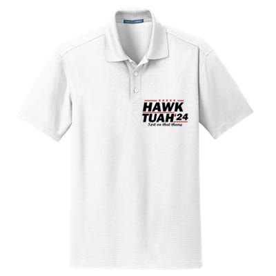 Hawk Tush Spit On That Thing Parody Presidential Candidate Gift Dry Zone Grid Polo