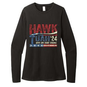 Hawk Tush Spit Viral Election Parody Humor Womens CVC Long Sleeve Shirt