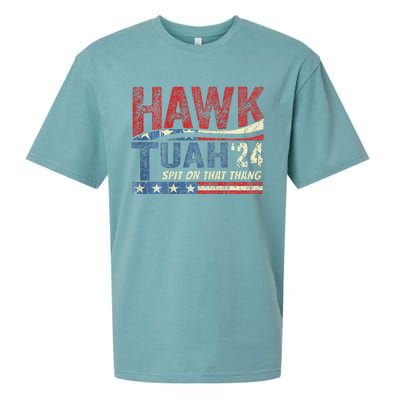 Hawk Tush Spit Viral Election Parody Humor Sueded Cloud Jersey T-Shirt