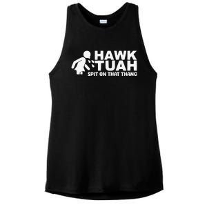 Hawk Tush Spit On That Thang Viral Election Parody Ladies PosiCharge Tri-Blend Wicking Tank