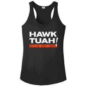 Hawk Tuah Spit On That That Thang Adult Humor Iykyk Ladies PosiCharge Competitor Racerback Tank