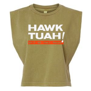 Hawk Tuah Spit On That That Thang Adult Humor Iykyk Garment-Dyed Women's Muscle Tee