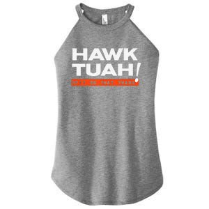 Hawk Tuah Spit On That That Thang Adult Humor Iykyk Women's Perfect Tri Rocker Tank