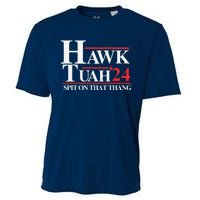 Hawk Tush Spit On That Thang Viral Election Parody Cooling Performance Crew T-Shirt