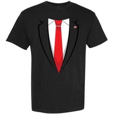 Halloween Trump Suit Us President Easy Costume Garment-Dyed Heavyweight T-Shirt