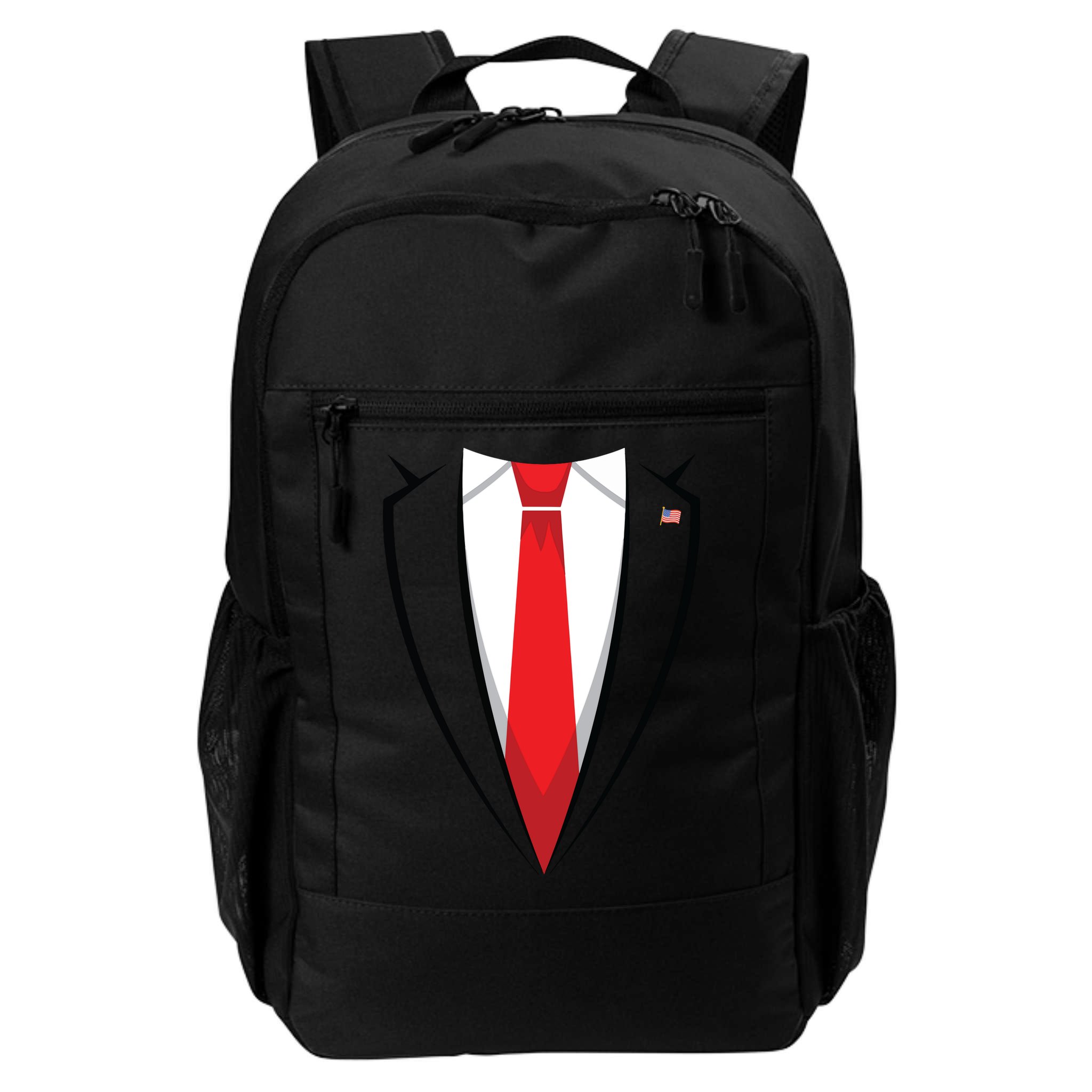 Halloween Trump Suit Us President Easy Costume Backpack