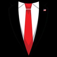 Halloween Trump Suit Us President Easy Costume Backpack