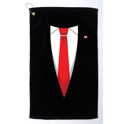 Halloween Trump Suit Us President Easy Costume Golf Towel
