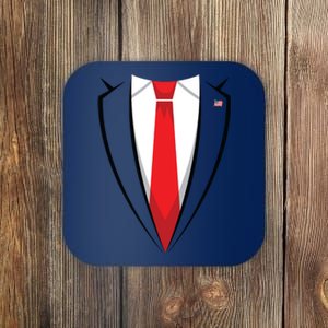 Halloween Trump Suit Us President Easy Costume Coaster