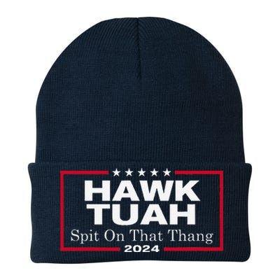 Hawk Tush Spit On That Thang Presidential Candidate Parody Knit Cap Winter Beanie