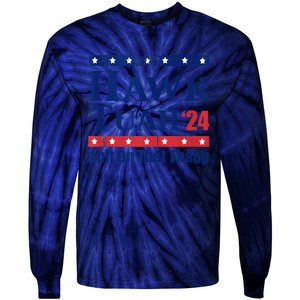 Hawk Tush Spit On That Thing Funny Viral Saying Tie-Dye Long Sleeve Shirt