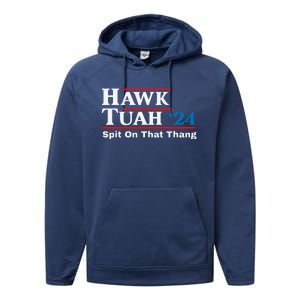 Hawk Tush Spit On That Thing Presidential Candidate Parody Performance Fleece Hoodie